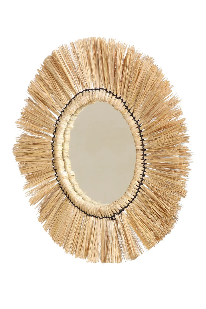 Casa Amarosa Grass Fringe Wall Mirror 3 Casa Amarosa Grass Fringe Wall Mirror