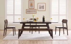 Greenington Furniture Currant Extendable Dining Table - Black Walnut