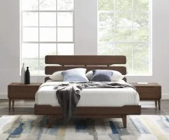 Greenington Currant Platform Bed - Oiled Walnut Furniture