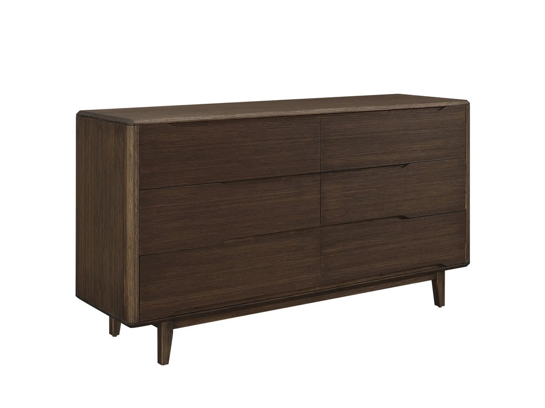 Greenington Currant Six Drawer Dresser - Oiled Walnut 3 Greenington Currant Six Drawer Dresser - Oiled Walnut