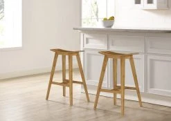 Greenington Furniture Tigris Counter Stool Set - Exotic Tiger Inlay