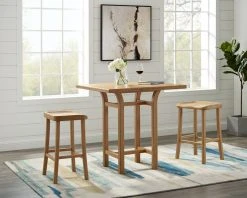 Greenington Furniture Tulip Counter Stool Set - Caramelized