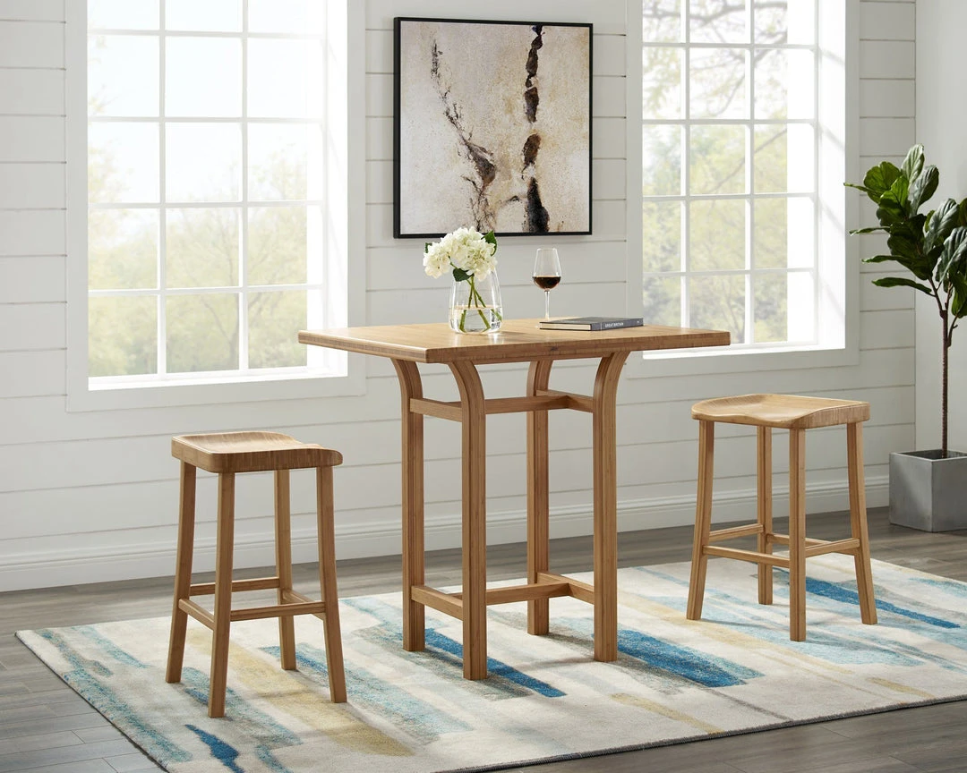 Greenington Furniture Tulip Counter Stool Set - Caramelized 4 Greenington Furniture Tulip Counter Stool Set - Caramelized