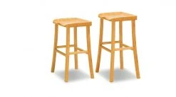 Greenington Tulip Bar Stool Set - Caramelized Furniture
