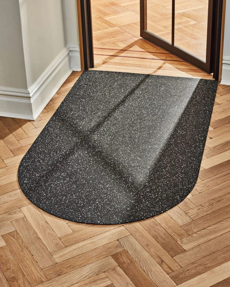 Slash Objects Half Capsule Recycled Rubber Floor Mat Home Goods 3 Slash Objects Half Capsule Recycled Rubber Floor Mat Home Goods