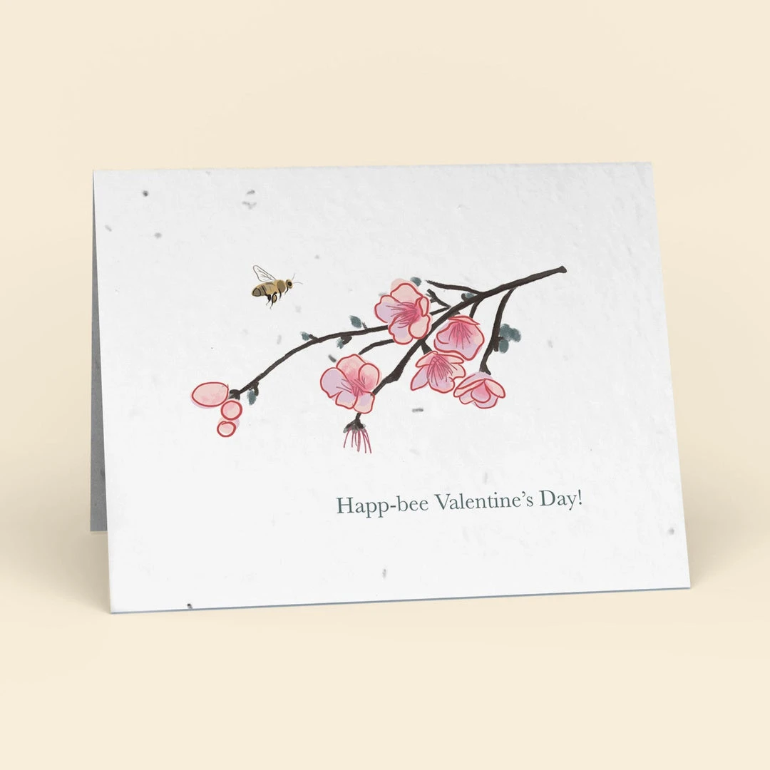 Cute Root Happ-Bee Valentine's Day Plantable Cards - 10 Pack Made In USA 3 Cute Root Happ-Bee Valentine's Day Plantable Cards - 10 Pack Made In USA