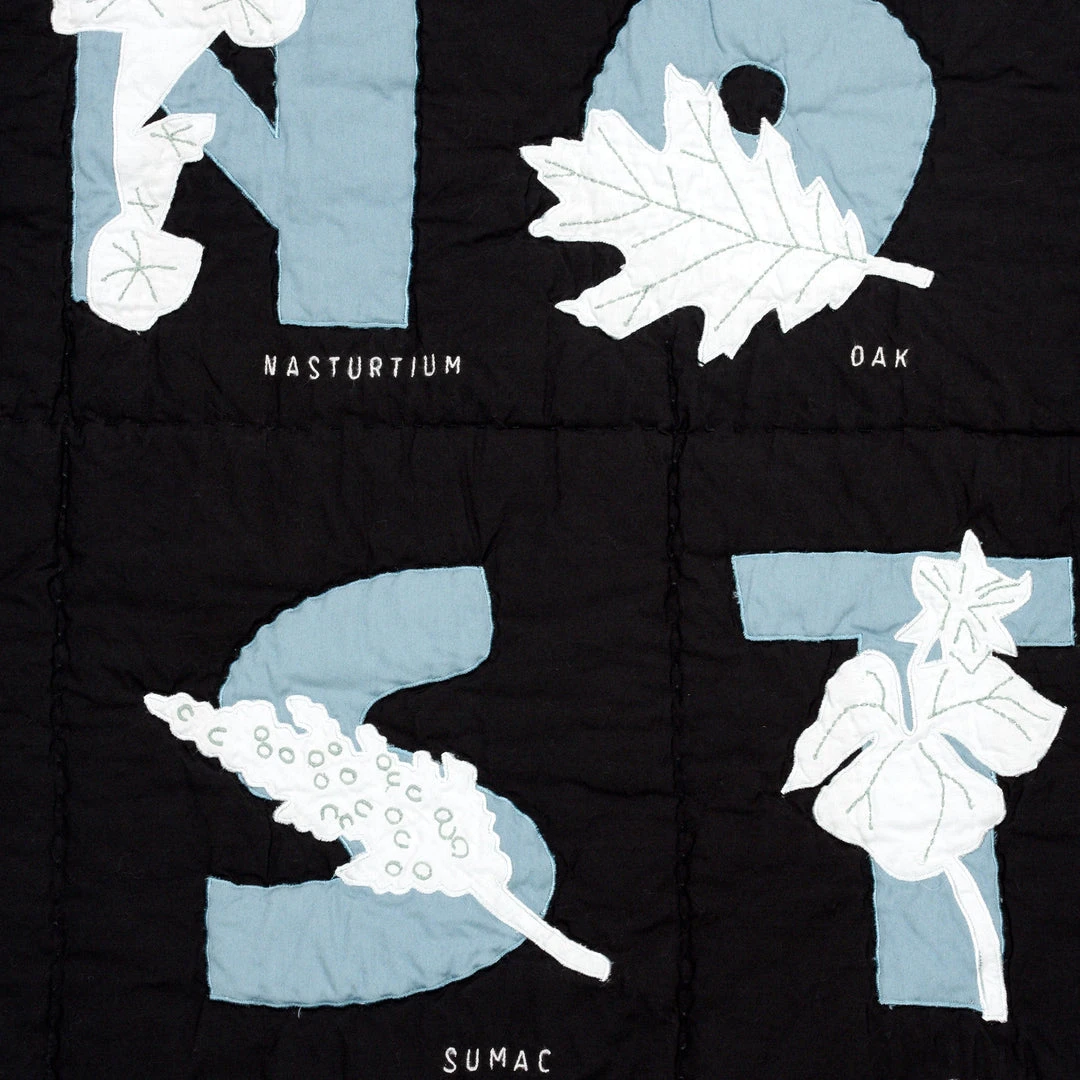 Haptic Lab Floral Alphabet Baby Quilt Quilts + Blankets 5 Haptic Lab Floral Alphabet Baby Quilt Quilts + Blankets