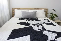 Haptic Lab Home Goods Dymaxion Map Quilt 9 Haptic Lab Home Goods Dymaxion Map Quilt