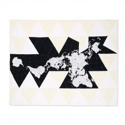 Haptic Lab Home Goods Dymaxion Map Quilt