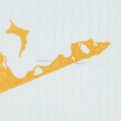Haptic Lab Hamptons Map Throw Quilt