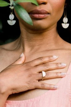 Hathorway Mat Trang Horn Crescent Ring Jewelry