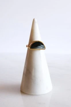 Hathorway Mat Trang Horn Crescent Ring Jewelry