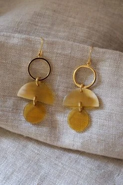 Hathorway Jewelry Mỹ Sơn Moon Horn Dangle Earrings 9 Hathorway Jewelry Mỹ Sơn Moon Horn Dangle Earrings