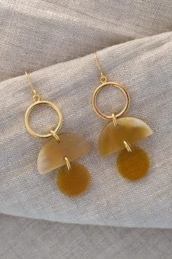 Hathorway Jewelry Mỹ Sơn Moon Horn Dangle Earrings 8 Hathorway Jewelry Mỹ Sơn Moon Horn Dangle Earrings