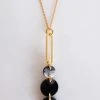 Hathorway Jewelry Sa Dec Drop Horn Pendant Necklace