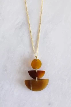 Hathorway Saigon Horn Pendant Necklace