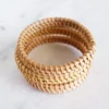 Hathorway Thien Natural Handwoven Rattan Bangle Bracelet