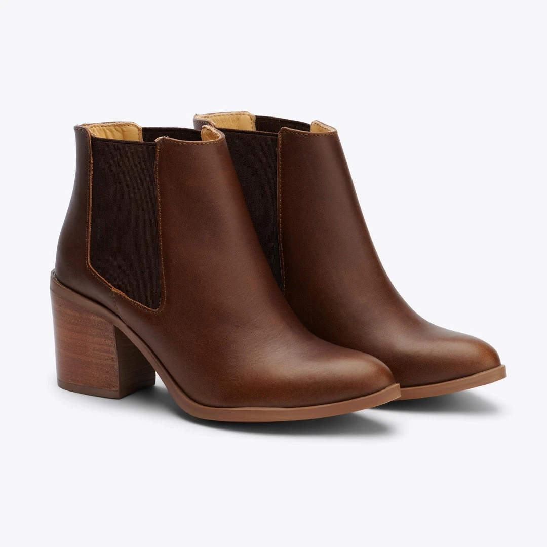 Nisolo Shoes Heeled Chelsea Boot - Chocolate 3 Nisolo Shoes Heeled Chelsea Boot - Chocolate