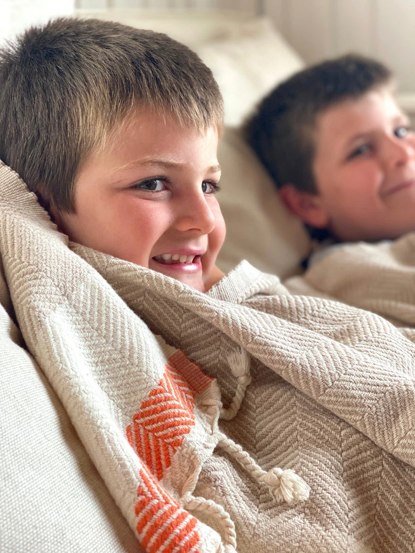 Hilana: Upcycled Cotton Pipa Upcycled Throw Blanket 10 Hilana: Upcycled Cotton Pipa Upcycled Throw Blanket