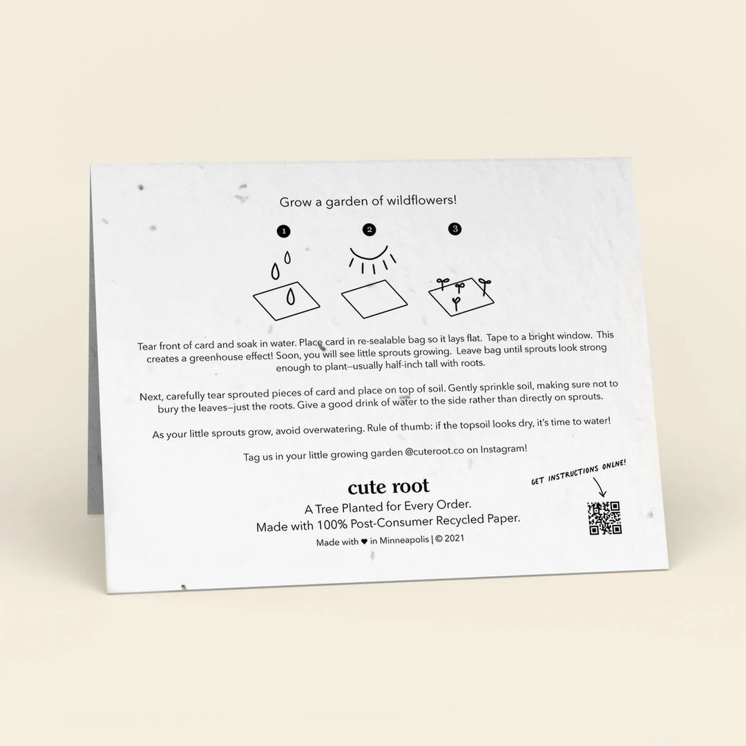 Cute Root Holiday Leaves Plantable Cards - 10 Pack 4 Cute Root Holiday Leaves Plantable Cards - 10 Pack