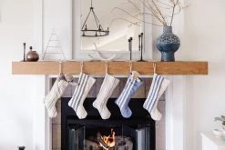Will & Atlas Ticking Stripe Holiday Stocking