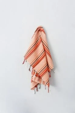 Home & Loft Hudson Turkish Hand Towel - Flame