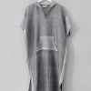 Home & Loft Hudson Turkish Maxi Kaftan - Gray Stripe