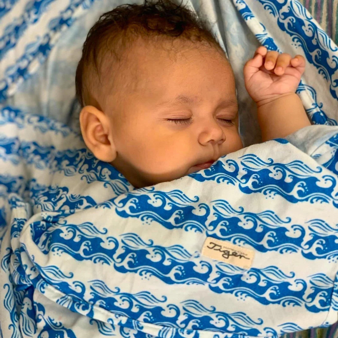 Honey Cake Tiger Patterned Baby Blanket 4 Honey Cake Tiger Patterned Baby Blanket