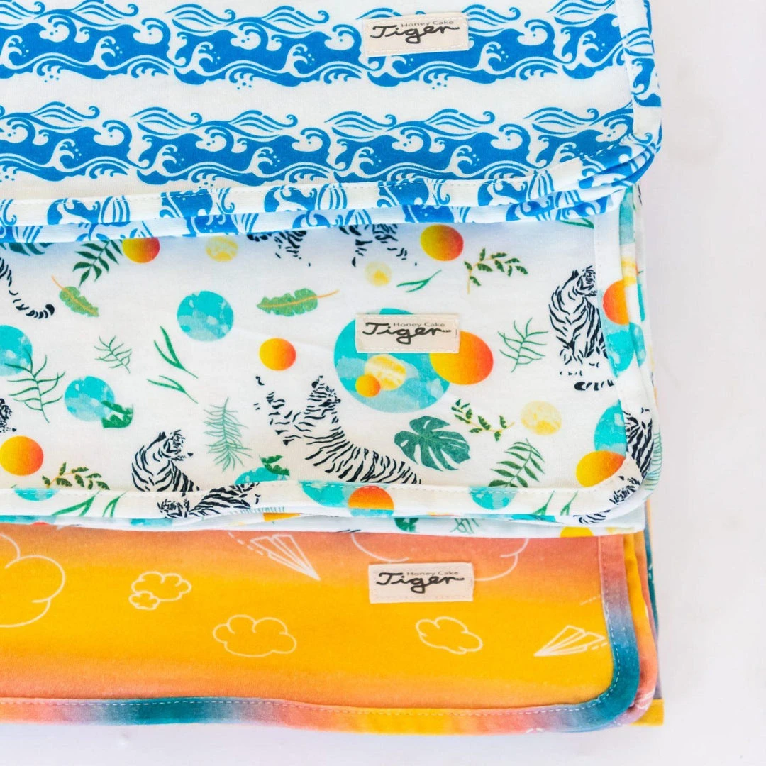 Honey Cake Tiger Patterned Baby Blanket 6 Honey Cake Tiger Patterned Baby Blanket