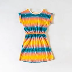 Honey Cake Tiger Kids' Sky's The Limit Short Sleeve Dress