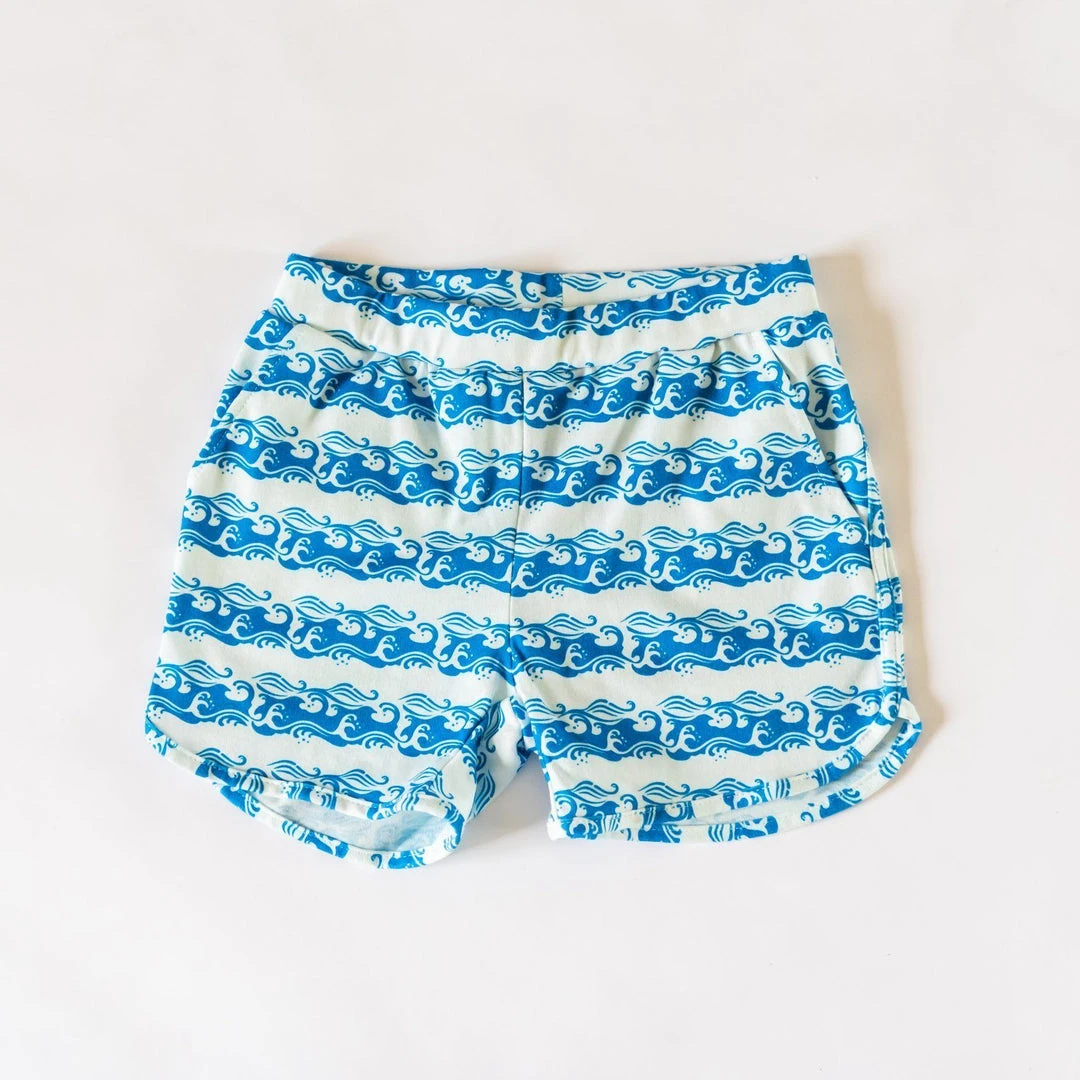 Honey Cake Tiger Kids' Hello Fun Wave Unisex Shorts 3 Honey Cake Tiger Kids' Hello Fun Wave Unisex Shorts