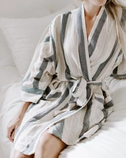 Home & Loft Best Sellers Hudson Unisex Long Turkish Robe - Mosaic