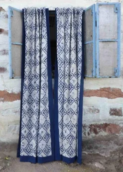 Ichcha Linocut Curtain Handcrafted