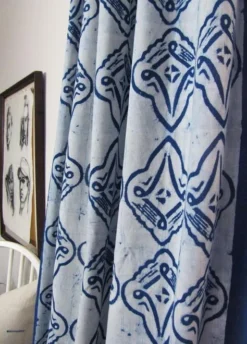 Ichcha Linocut Curtain Handcrafted