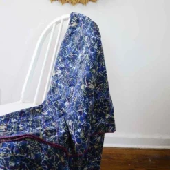 Ichcha Handcrafted Mahi Reversible Throw Blanket