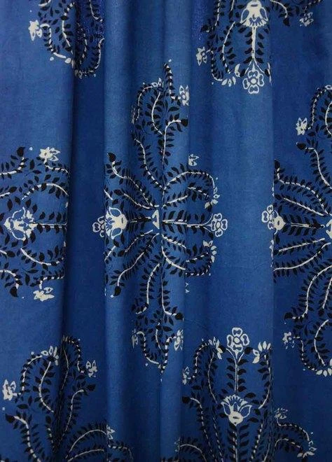Ichcha Handcrafted Mumtaz Blue Curtain 6 Ichcha Handcrafted Mumtaz Blue Curtain