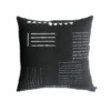Ichcha Handcrafted Noir Throw Pillow Cover 1 Ichcha Handcrafted Noir Throw Pillow Cover