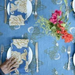 Ichcha Kitchen + Dining Gold Rose Napkin Set