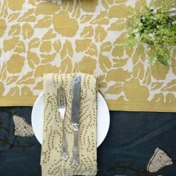 Ichcha Vine Napkin Set - Gold