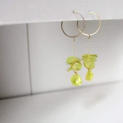 Giulia Letzi + META Jewelry Illuminating Upcycled Chain Drop Earrings - Yellow 9 Giulia Letzi + META Jewelry Illuminating Upcycled Chain Drop Earrings - Yellow