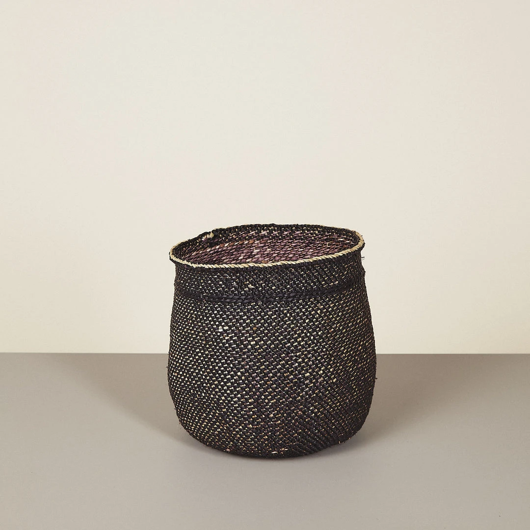 Mbare Best Sellers Iringa Baskets - Light Black 3 Mbare Best Sellers Iringa Baskets - Light Black