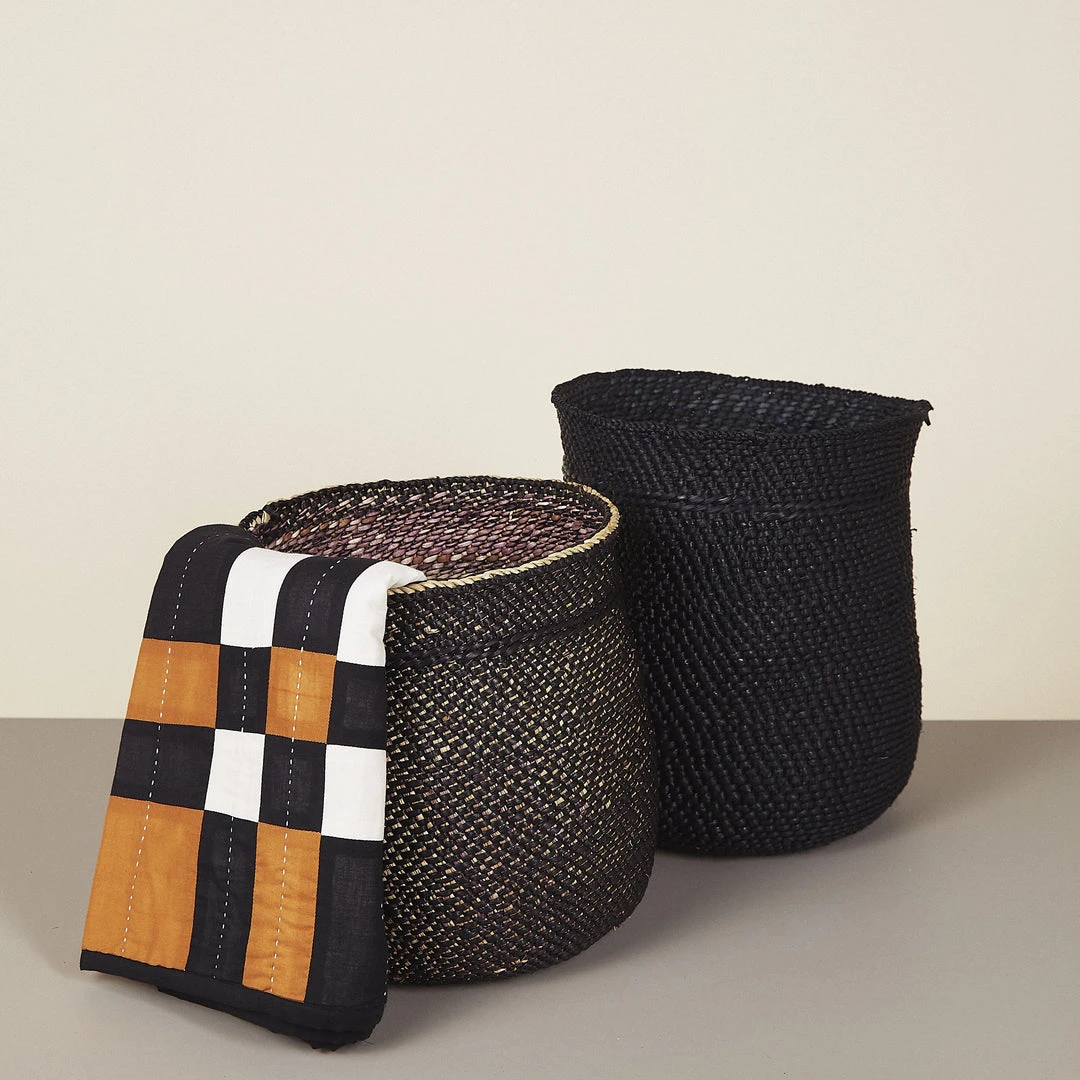 Mbare Best Sellers Iringa Baskets - Light Black 8 Mbare Best Sellers Iringa Baskets - Light Black