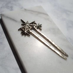Iron Oxide Constellation Hair Pin