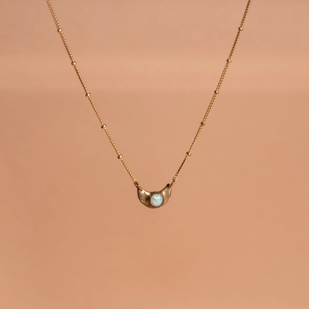 Iron Oxide Jewelry Little Lunar Choker - Gold Tone Bronze 4 Iron Oxide Jewelry Little Lunar Choker - Gold Tone Bronze