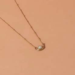 Iron Oxide Jewelry Little Lunar Choker - Gold Tone Bronze 11 Iron Oxide Jewelry Little Lunar Choker - Gold Tone Bronze