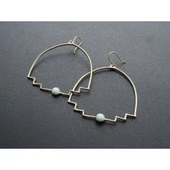 Iron Oxide New Step Hoop Earrings Jewelry