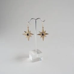 Iron Oxide Polaris Single-Star Earrings
