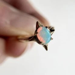 Iron Oxide Jewelry Stardust Opal Ring 9 Iron Oxide Jewelry Stardust Opal Ring