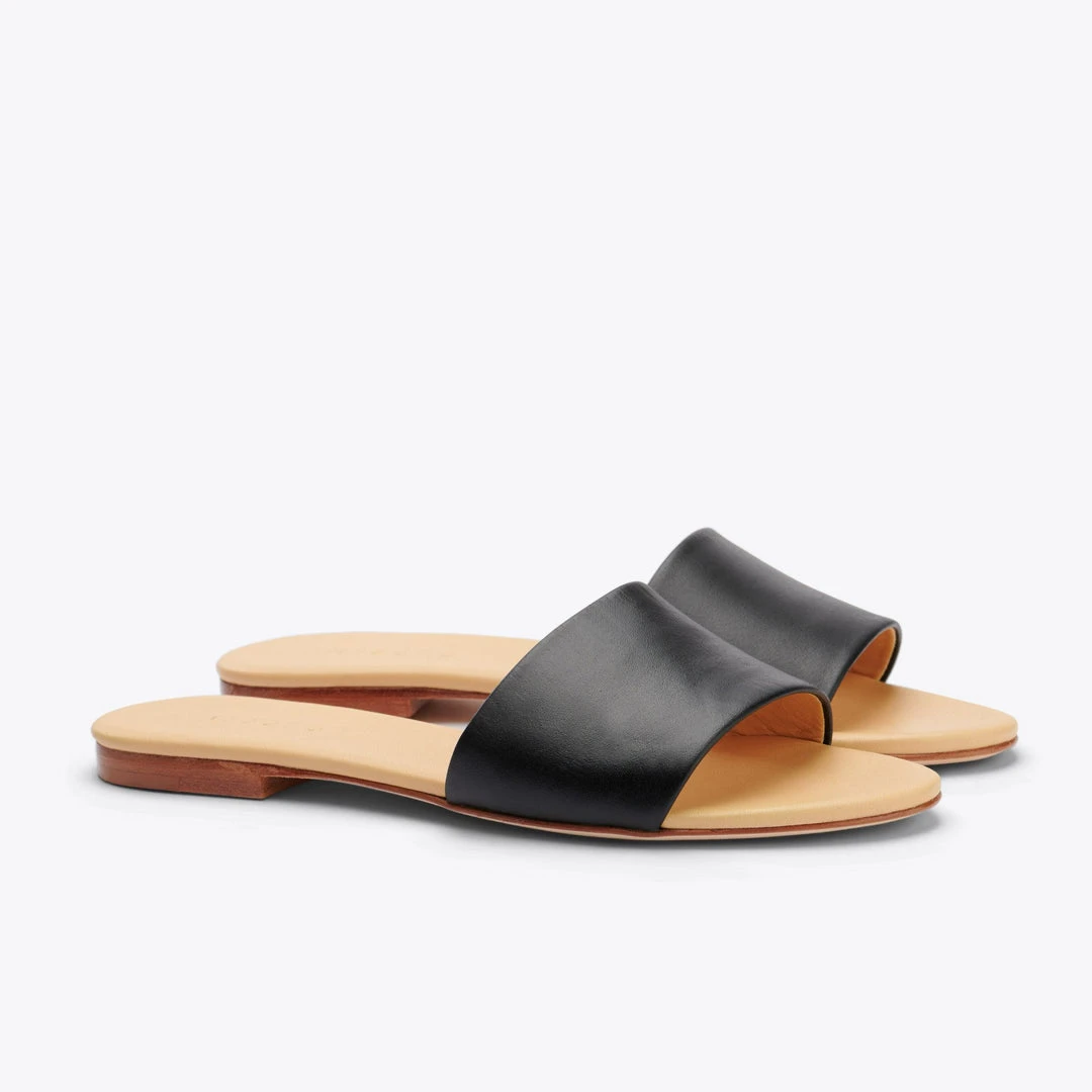 Nisolo Isla Slide Sandal - Black 3 Nisolo Isla Slide Sandal - Black