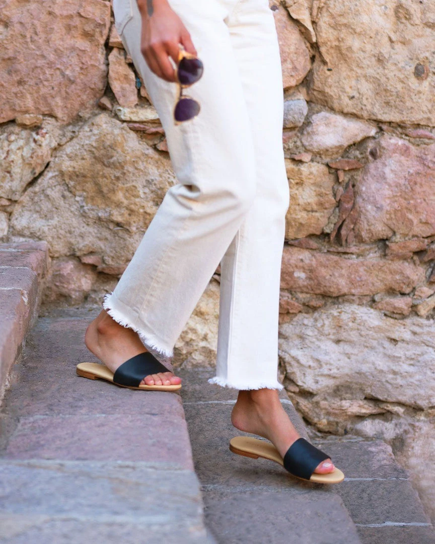 Nisolo Isla Slide Sandal - Black 10 Nisolo Isla Slide Sandal - Black